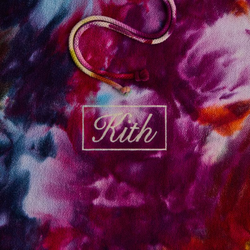 Kith for Advisory Board Crystals Tie Dye Hoodie- Purple Gold PH