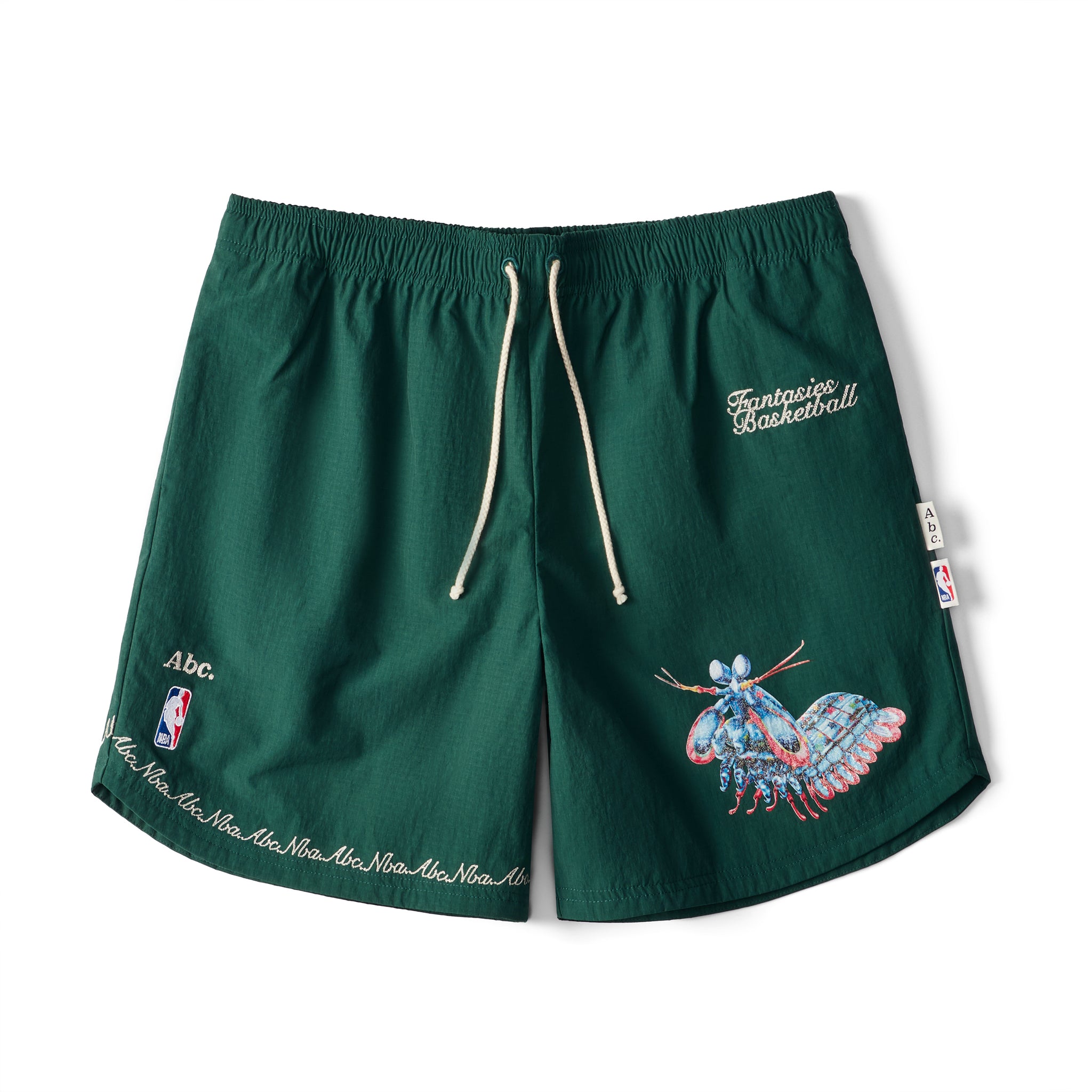Abc.  NBA Ripstop Taffeta Shorts (Green)