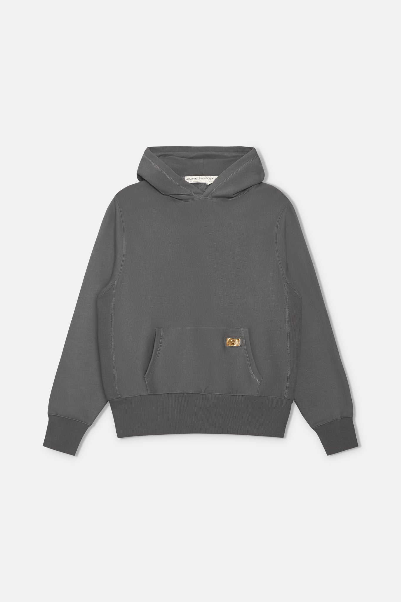 Abc. 123 Hologram French Terry Pullover Hoodie (SS24)- Dark Heather Grey