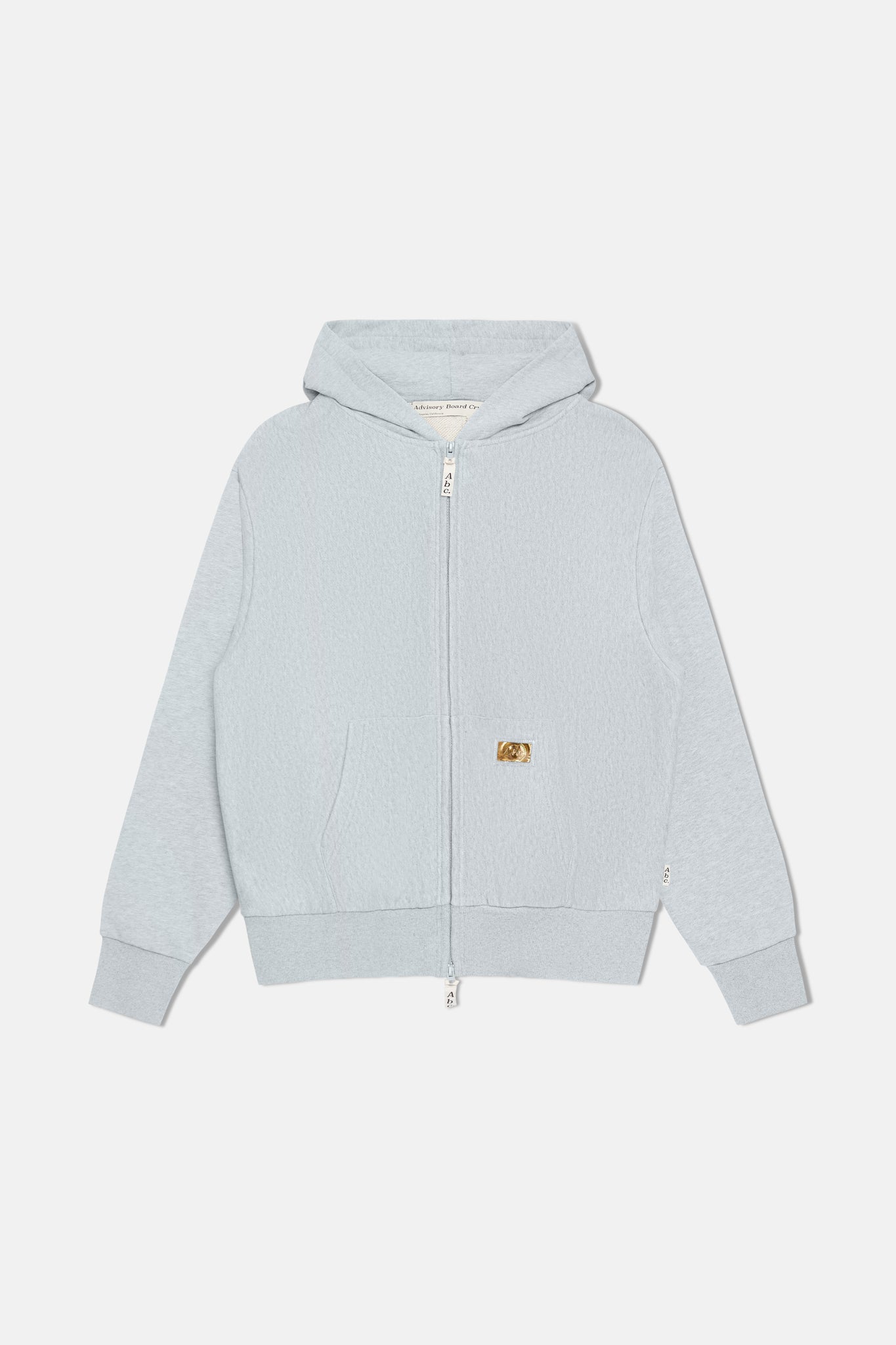 Abc. 123 Hologram French Terry Zip-Up Hoodie (SS24)- Blue