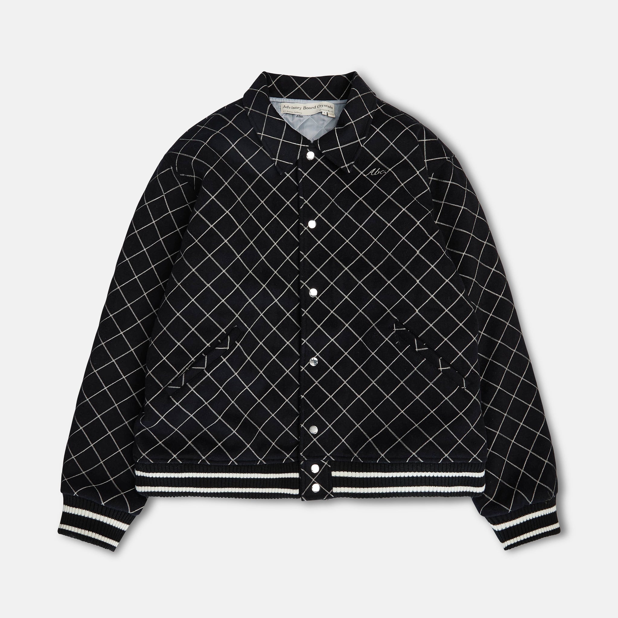 Abc. Embroidered Wool Varsity- FW24