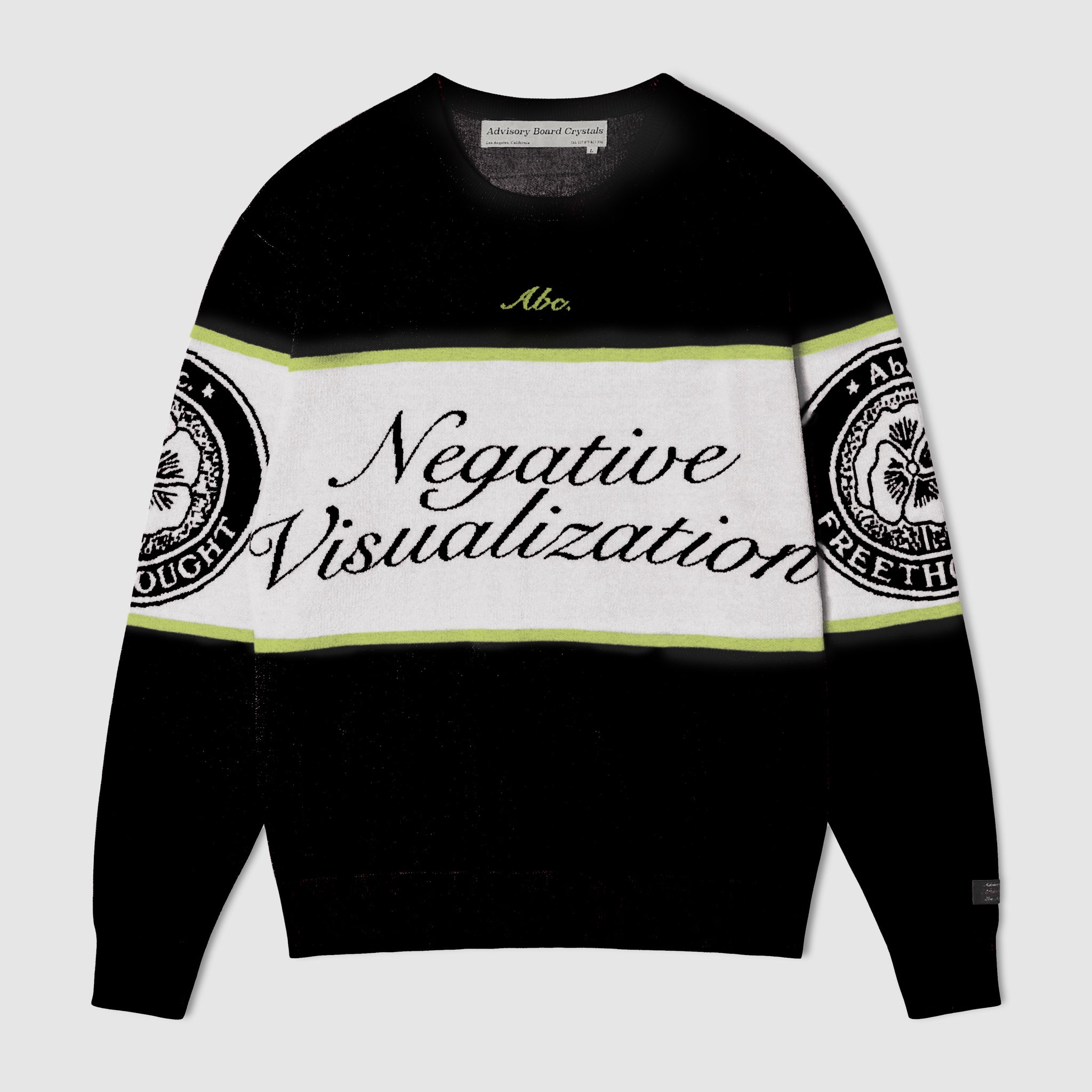 Abc. "Negative Visualization" Sweater (Black Onyx)