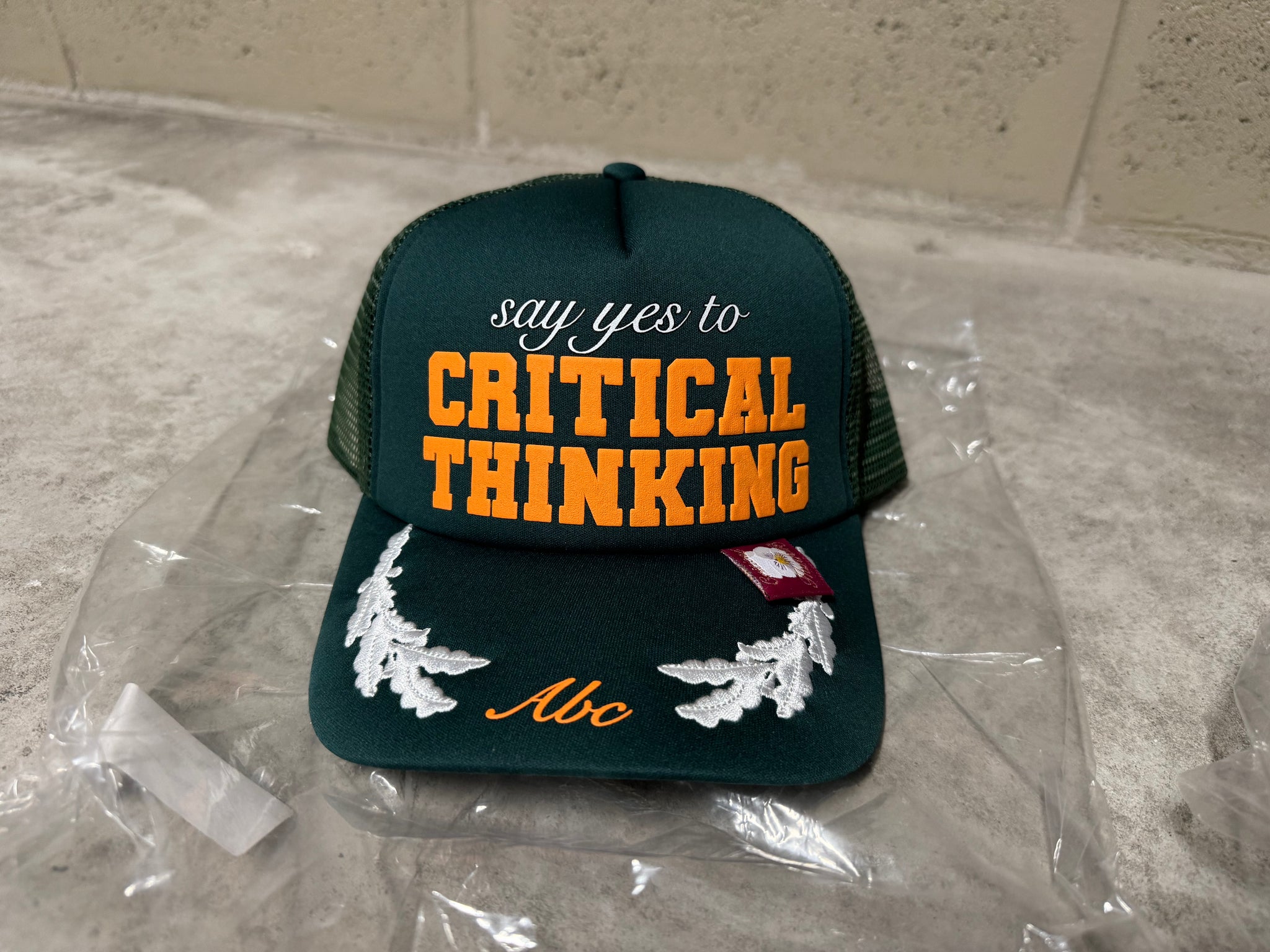 Say Yes to Critical Thinking Hat (Green)