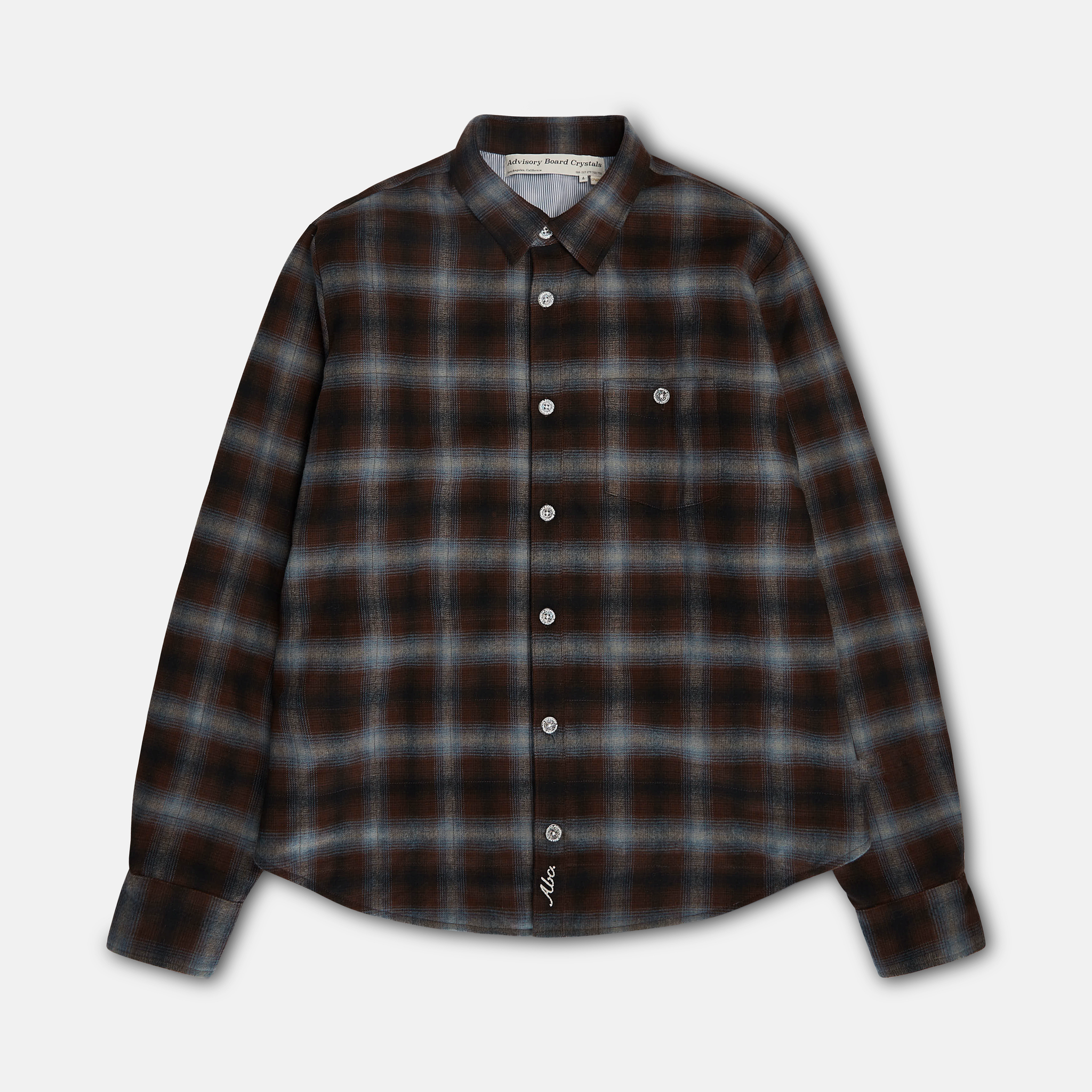 Abc. Flannel Plaid Shirt- FW24 (Blue)