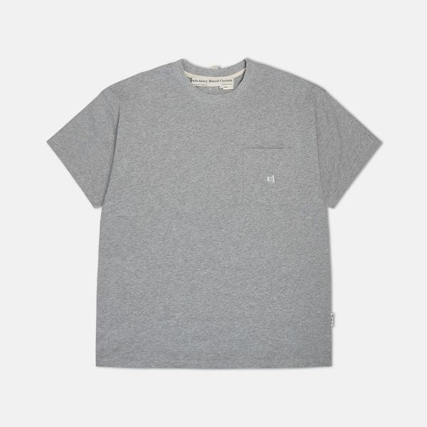 Abc.123. Silver Hologram Short Sleeve Tee (Heather Grey)- FW24