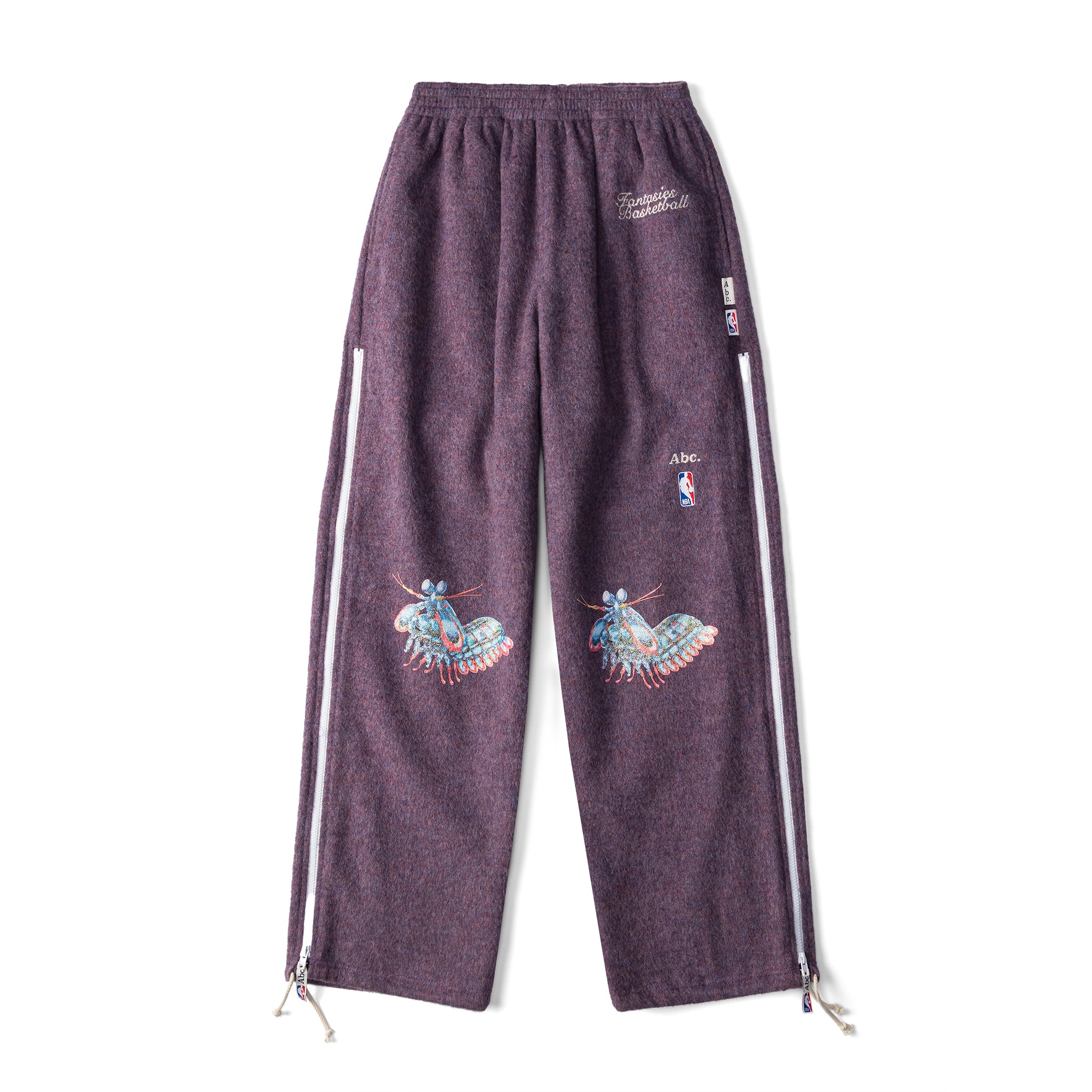 Abc. NBA Wool Warmup Pants (Purple)