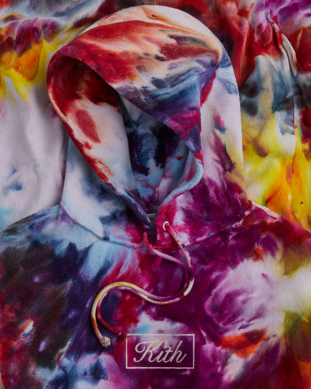 Kith for Advisory Board Crystals Tie Dye Hoodie- Purple Gold PH