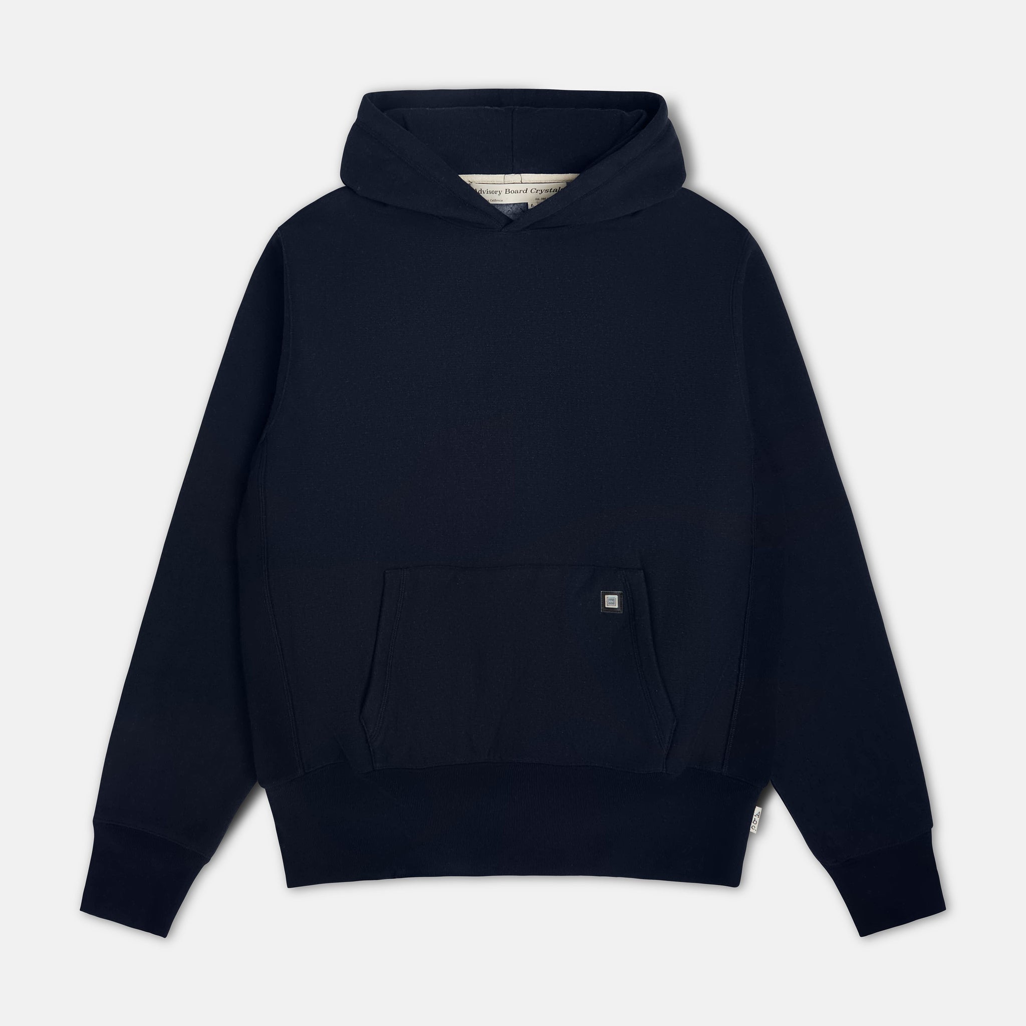 Abc. 123. Silver Hologram Pullover Hoodie (Navy)- FW24