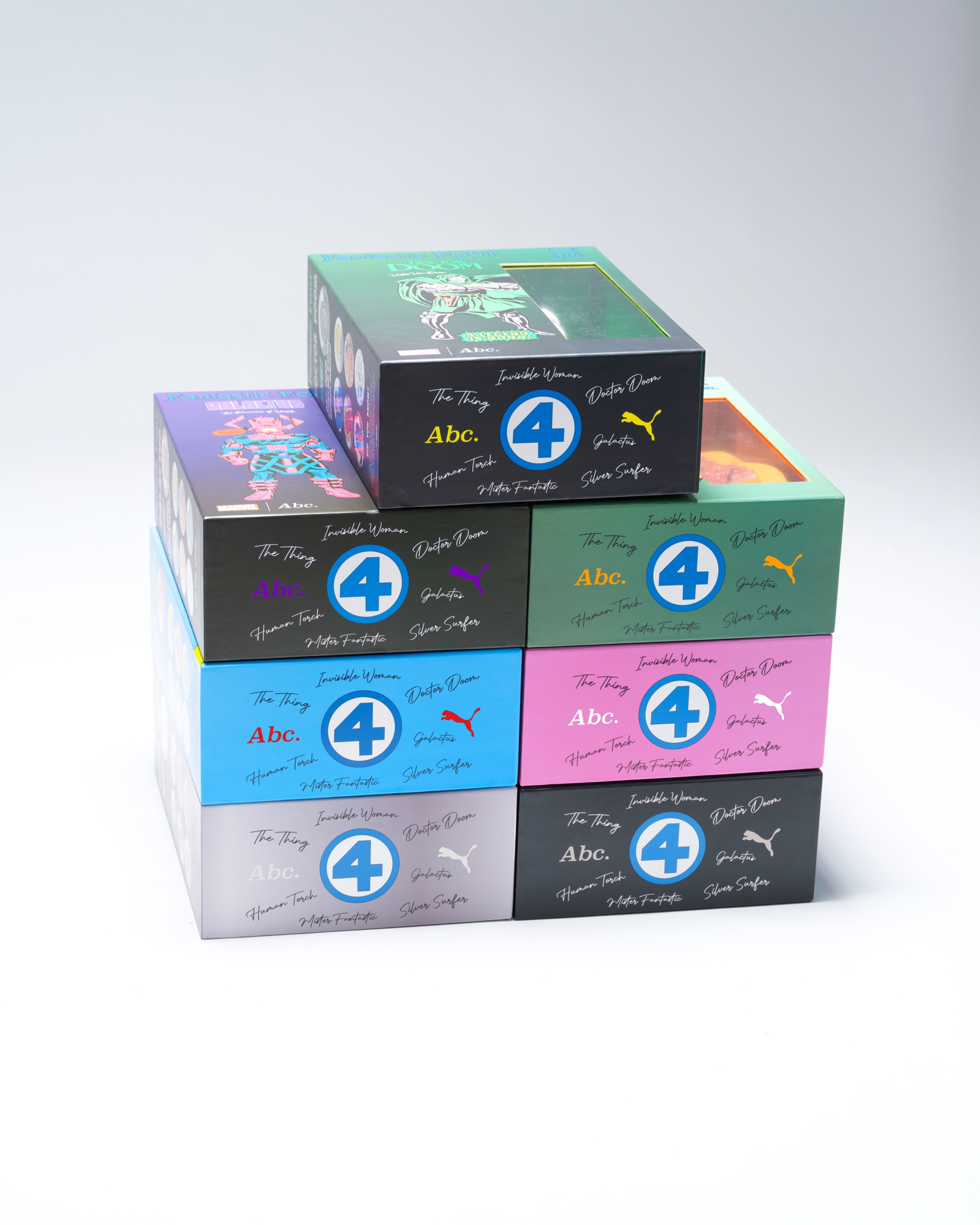 Abc. x Fantastic Four Character Sneaker Blister Pack – Advisory