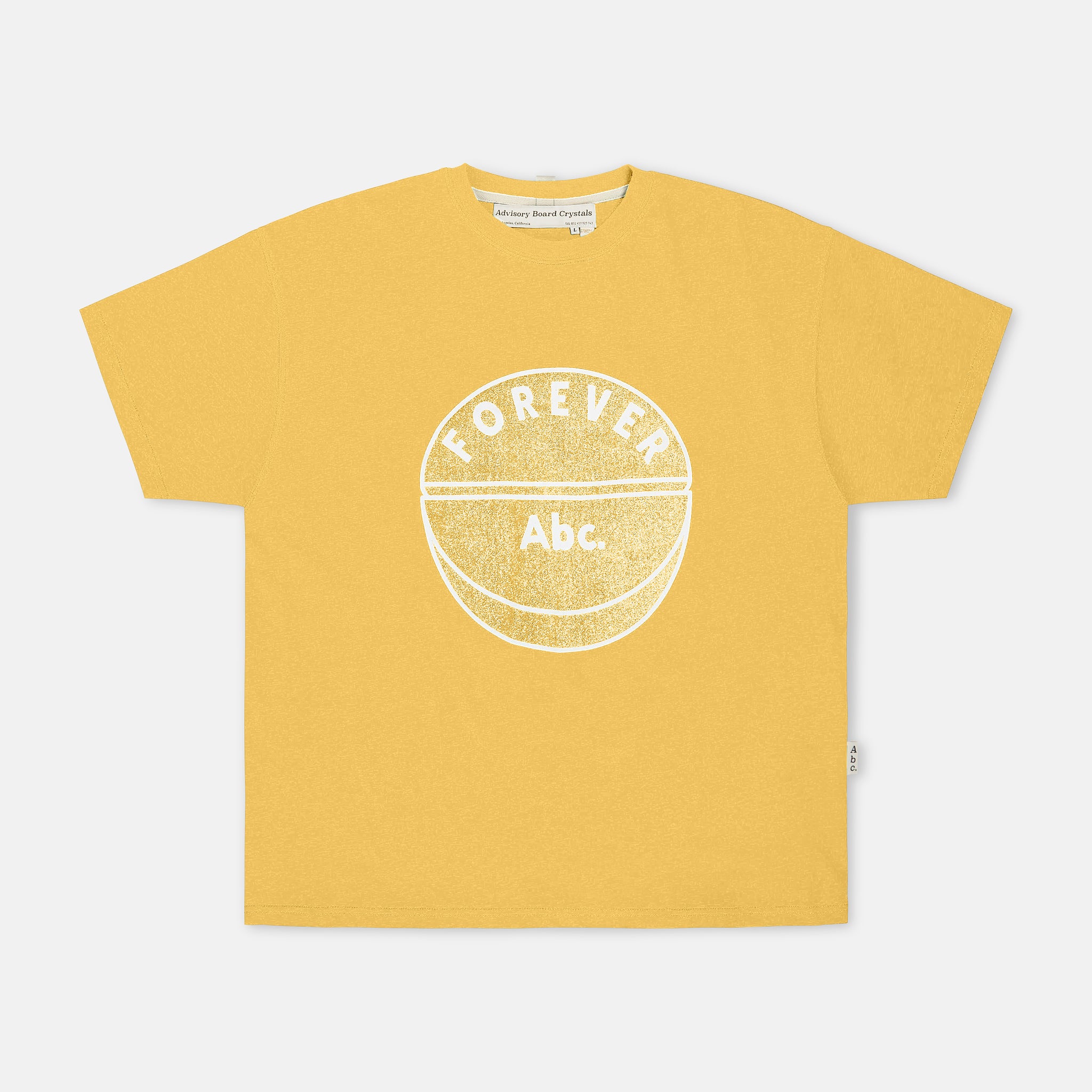 Abc. Forever Pill SS T-Shirt- FW24 (Yellow)