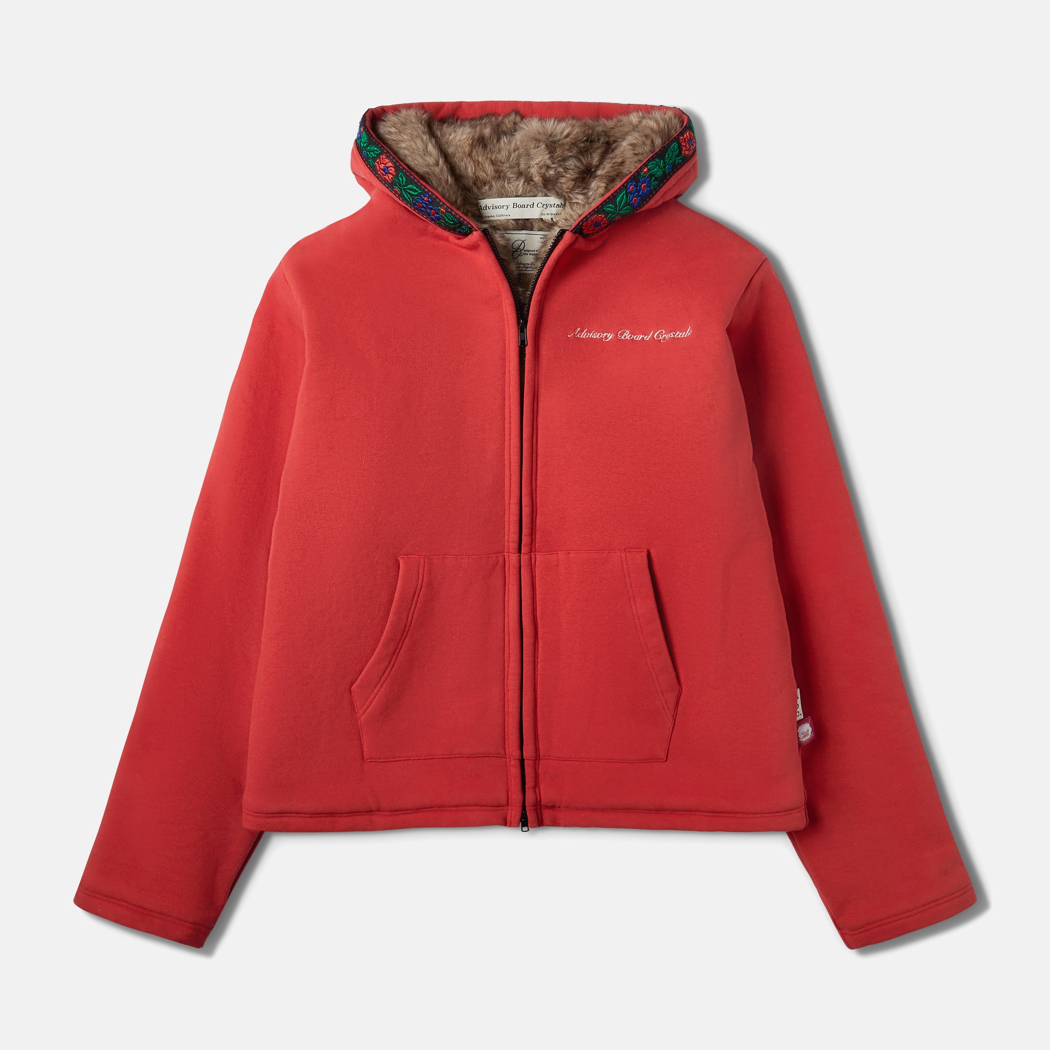 Inspiration Trip Fur Lined Hoodie (SS24) - Red