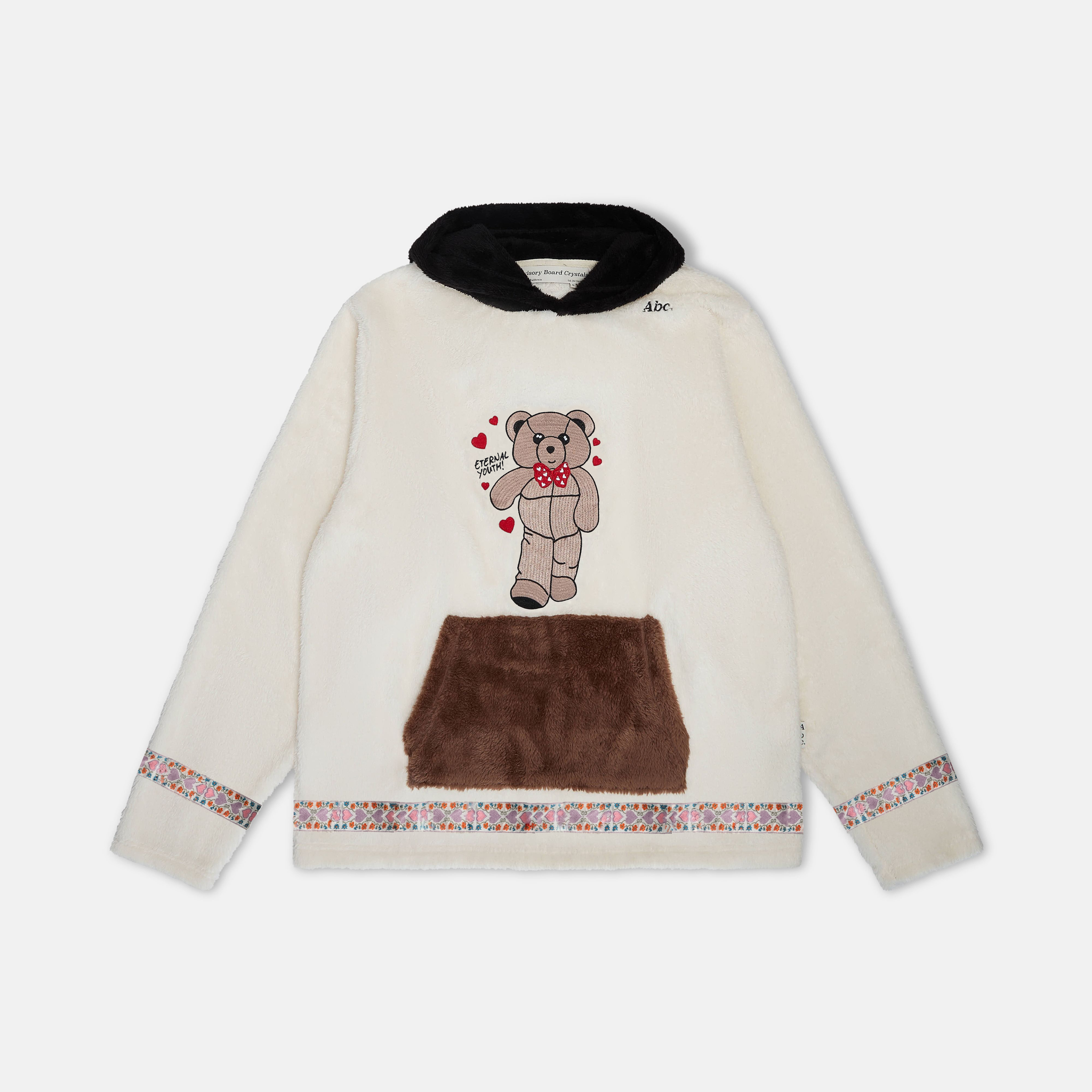 Abc. Bear Patch Boa Fleece Pullover Hoodie (FW24)