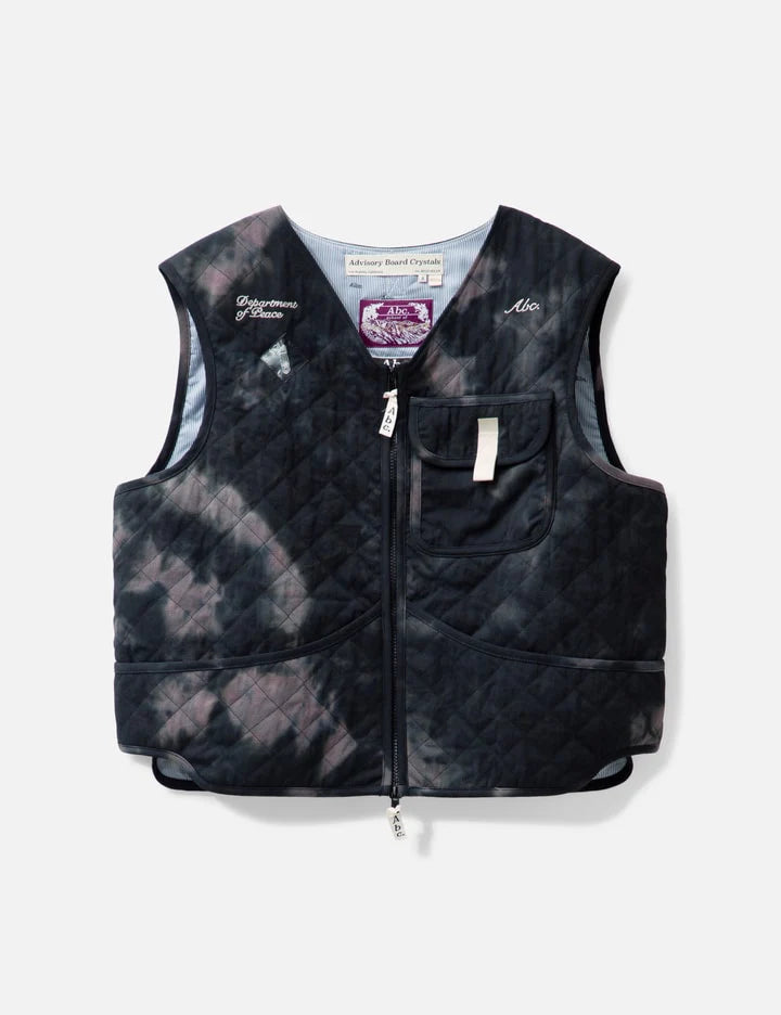 Abc. Quilted Sticks & Stones Cargo Vest (SS24)