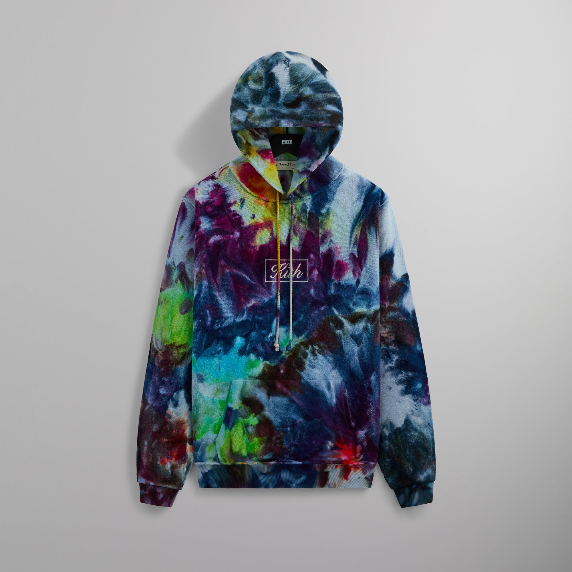 Kith for Advisory Board Crystals Tie Dye Hoodie- Blue PH