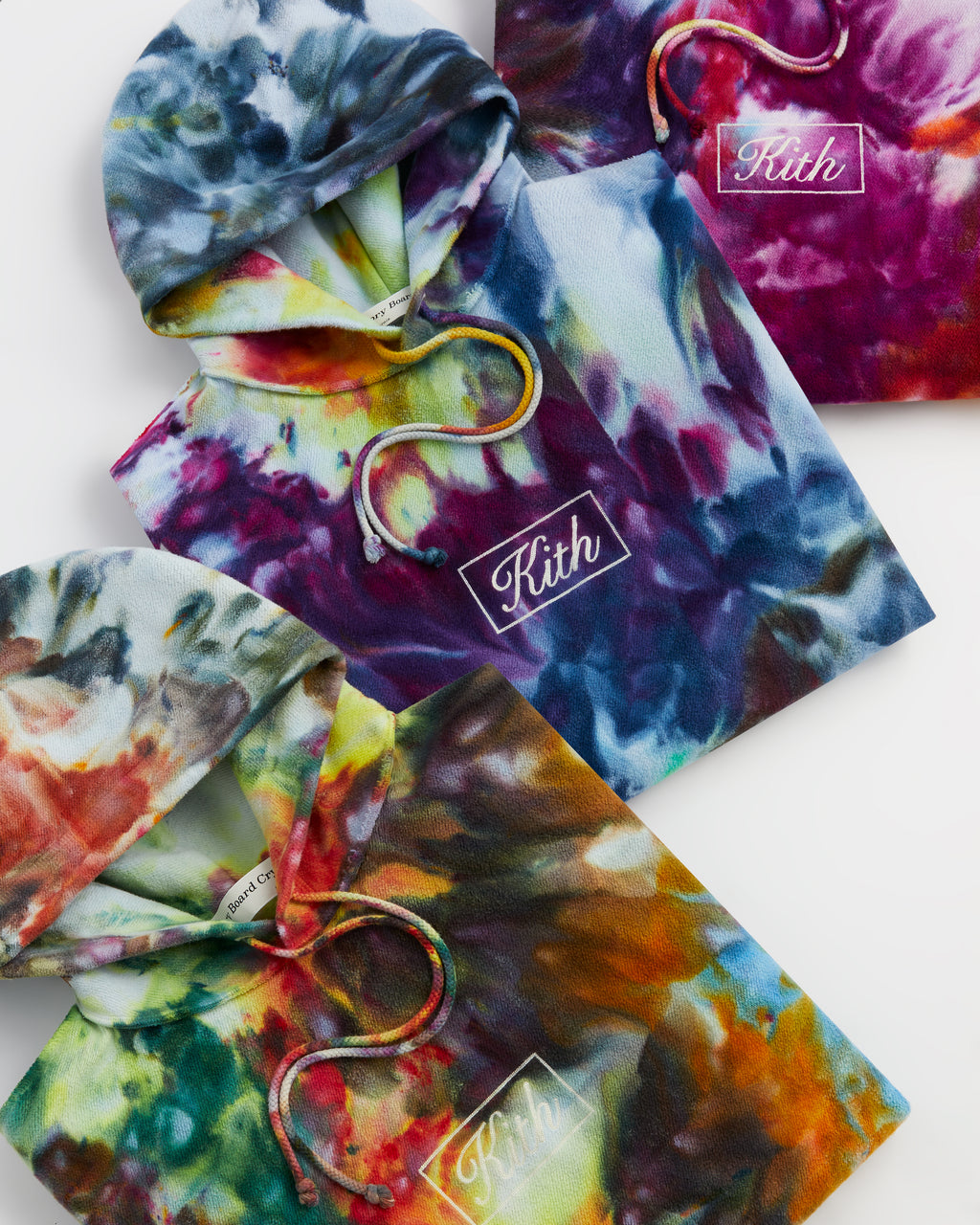 Kith for Advisory Board Crystals Tie Dye Hoodie- Purple Gold PH