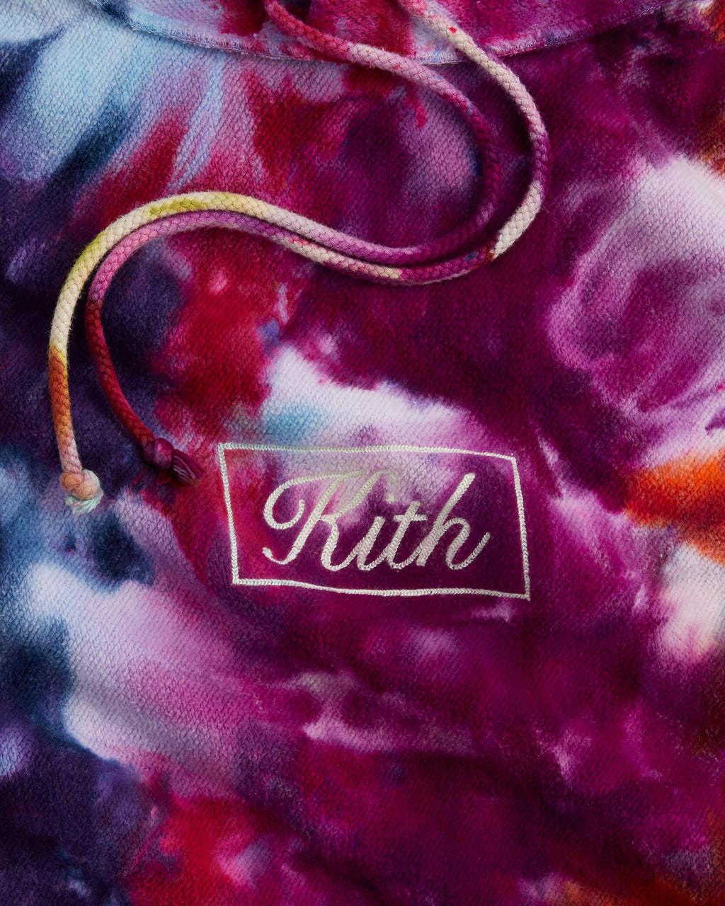 Kith for Advisory Board Crystals Tie Dye Hoodie- Purple Gold PH