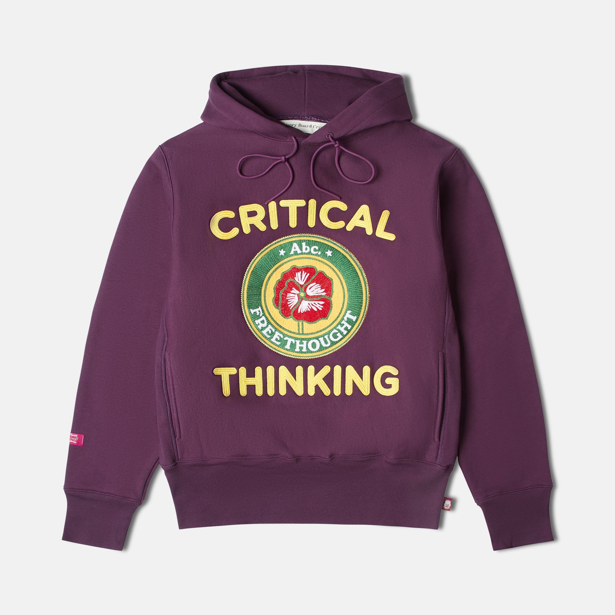 Critical Thinking Hoodie (SS24)- Blackberry