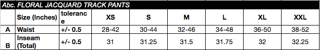 size chart image