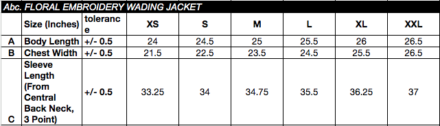 size chart image