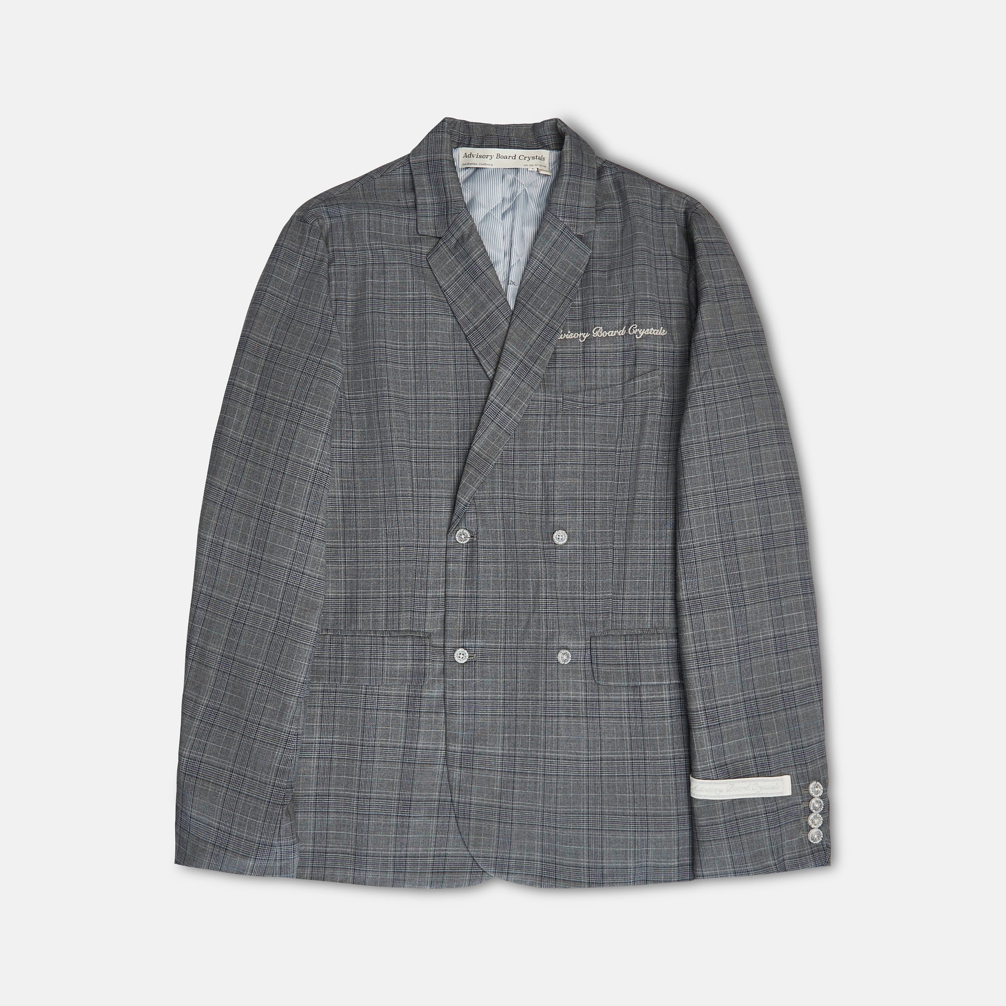 Abc. Thanksgiving Dinner Double-Breasted Blazer- FW24 (Grey)