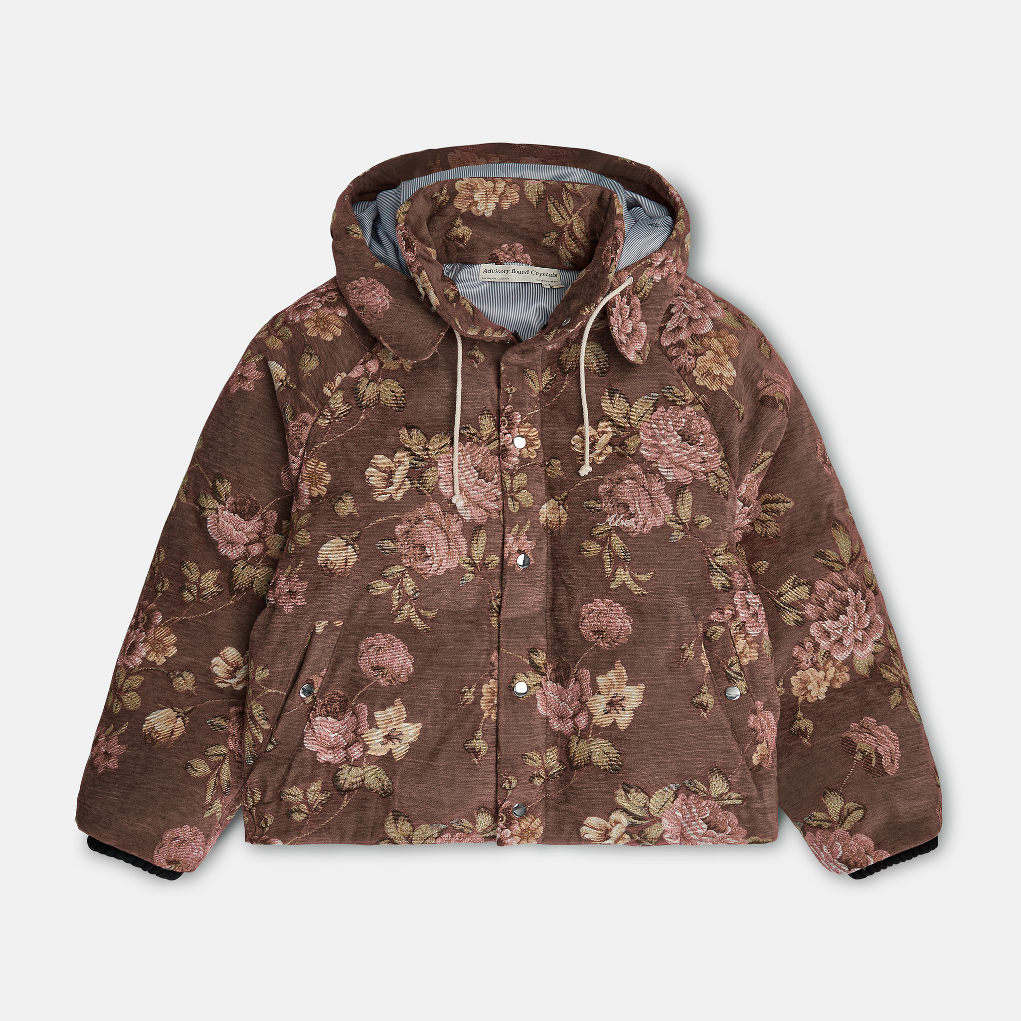 Abc. Grandpa's Floral Puffer Jacket  (Brown)- FW24