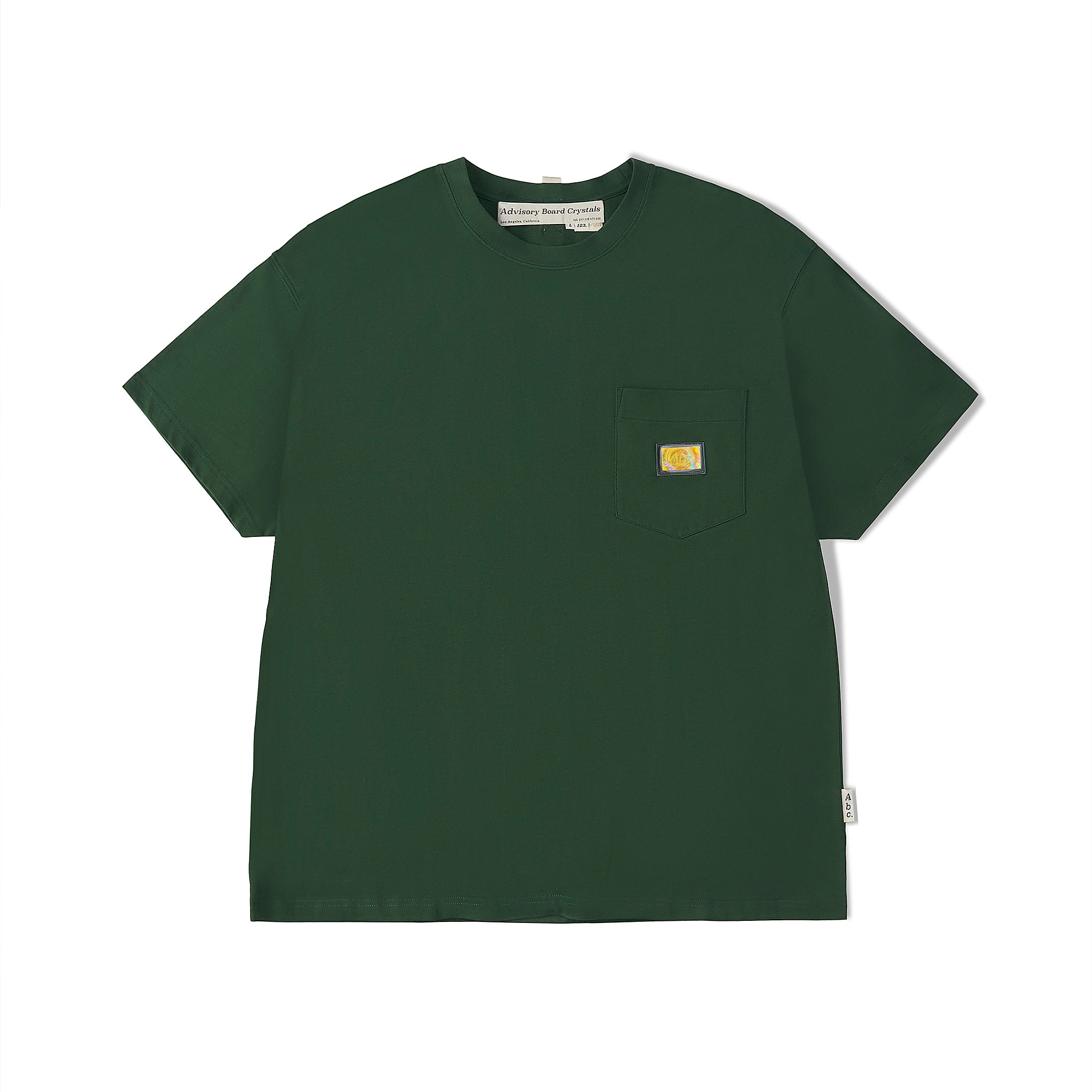 Abc. 123 Hologram Short-Sleeve Pocket T-Shirt (Green)