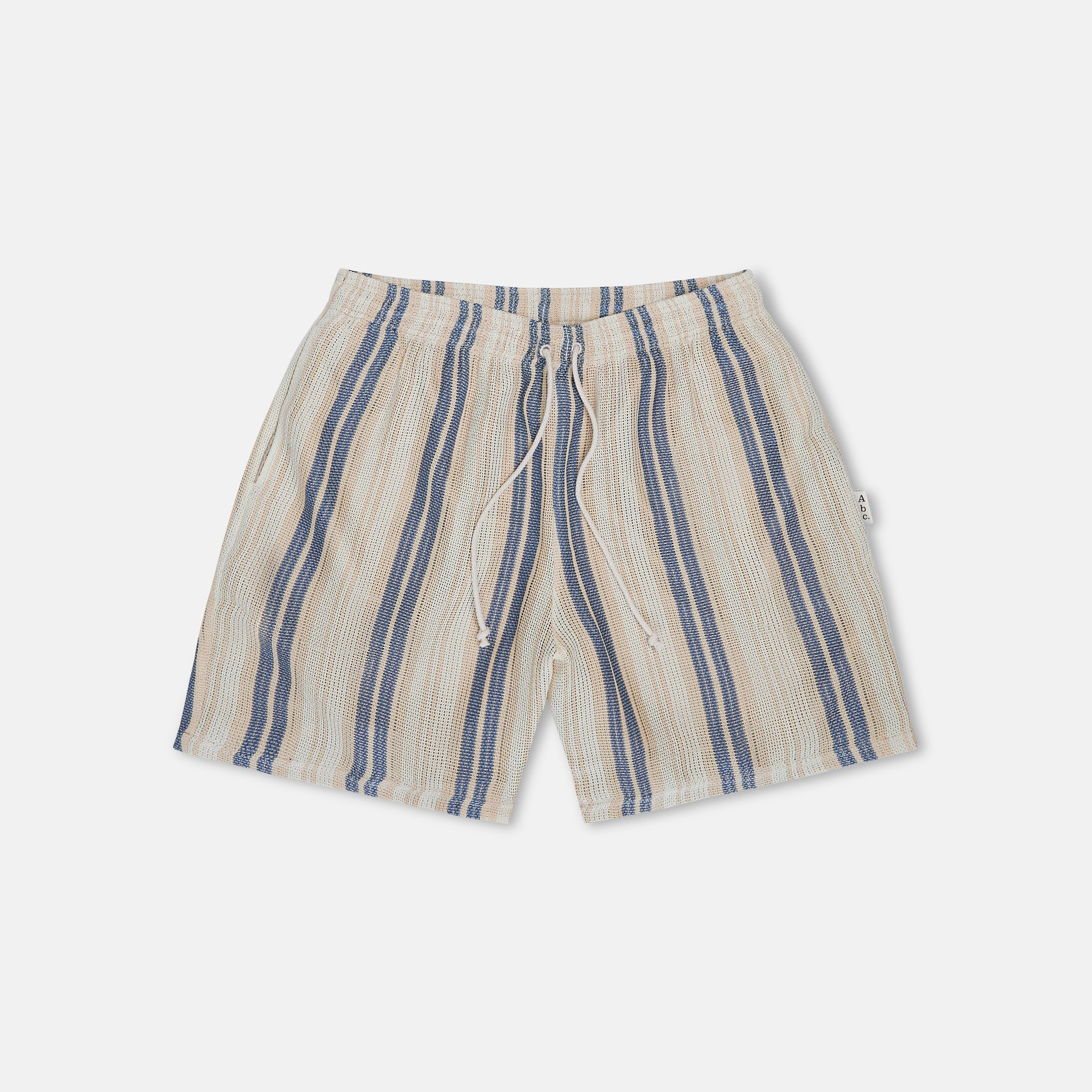 Abc. Woven Mesh Short (Ecru)- FW24