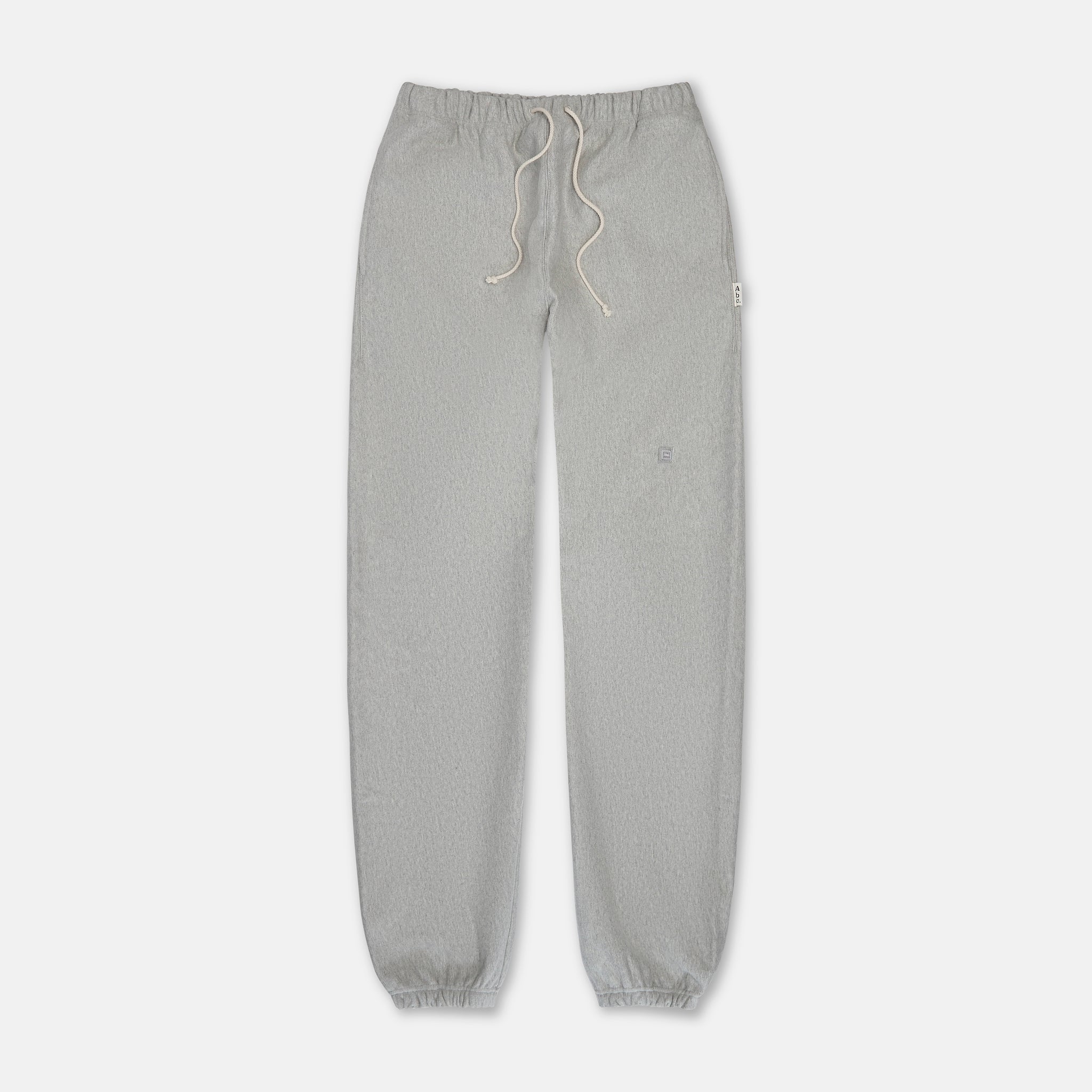 Abc. 123. Silver Hologram Fleece Terry Sweatpant- FW24 (Heather Grey)