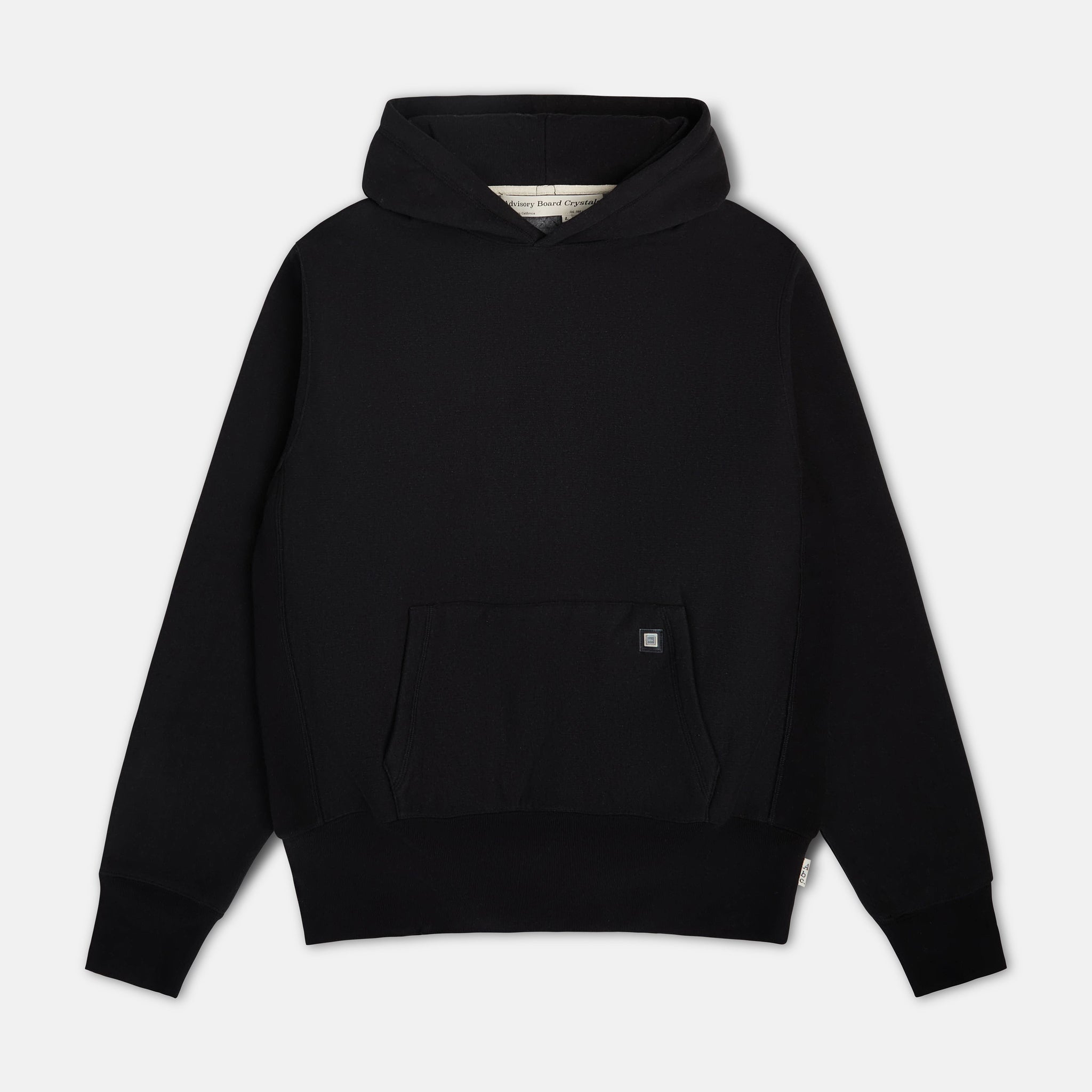 Abc. 123. Silver Hologram Pullover Hoodie (Black)- FW24