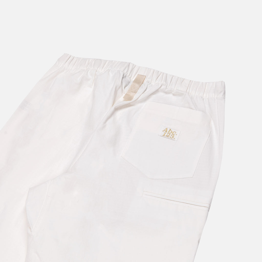 Abc. 123. Studio Work Pant SS22 - Selenite White
